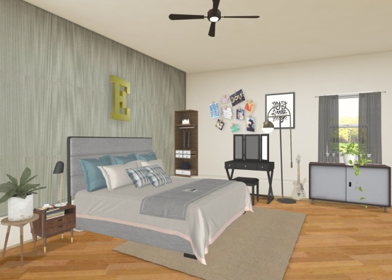 teens room Design Rendering