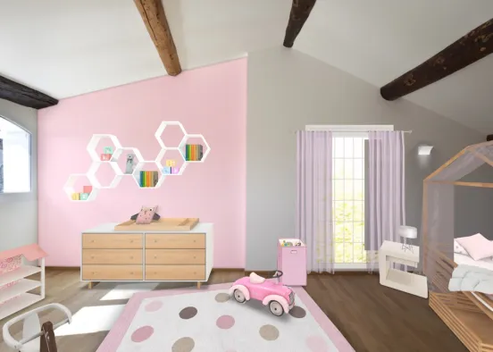 Pinky Girl dream  Design Rendering