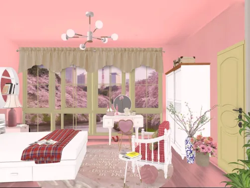 a little bedroom w amazing view 🌸