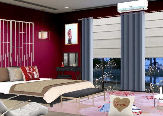 Honeymoon room ♥️ Design Rendering