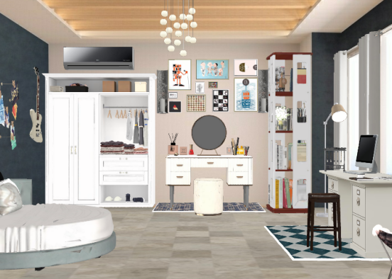 Teens Bedroom ♥️ Design Rendering