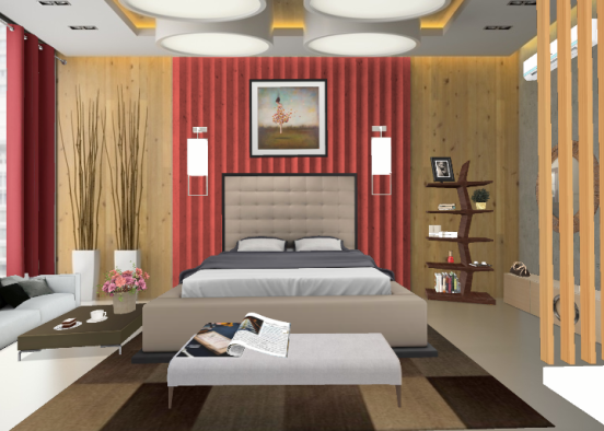 Modern bedroom ♥️ Design Rendering