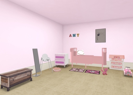 baby room  Design Rendering