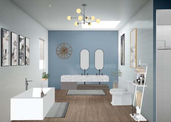 bath room  Design Rendering