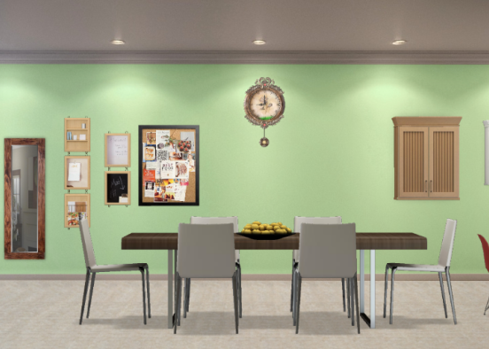 Dining RoomA Design Rendering