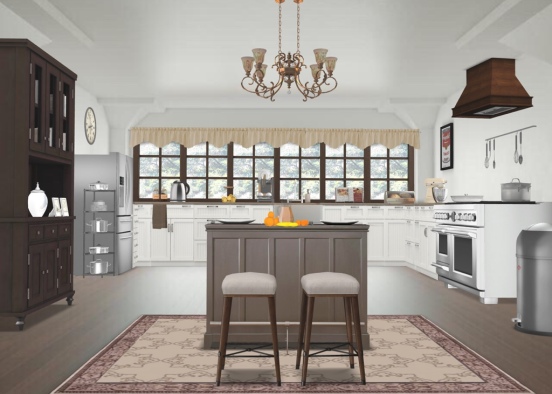 a old cottage kitchen 🍽 Design Rendering