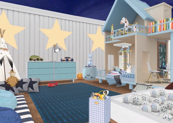 a perfect kids land for a little boy 💙 Design Rendering