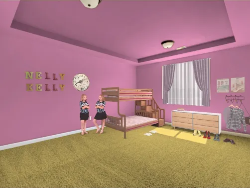 Nelly and Kelly’s room