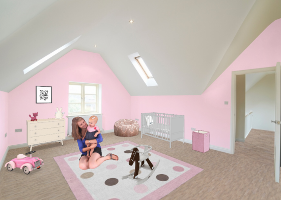 Kinderzimmer leny  Design Rendering