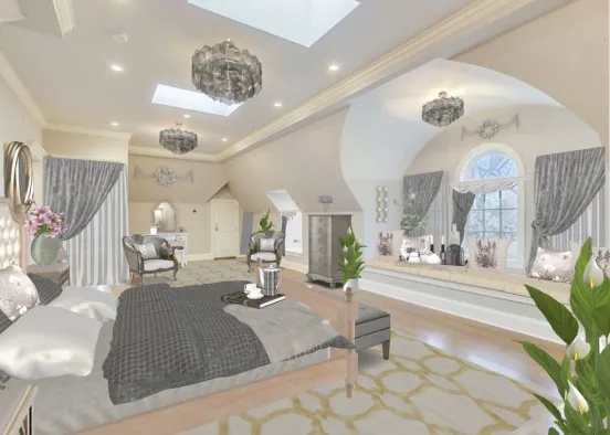 Grand Master Suite Design Rendering