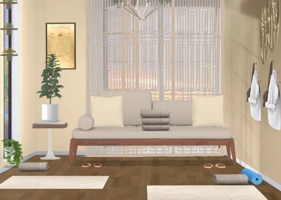 Zen Yoga Studio Design Rendering