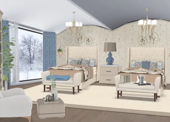 Winter Wonderland Retreat Design Rendering