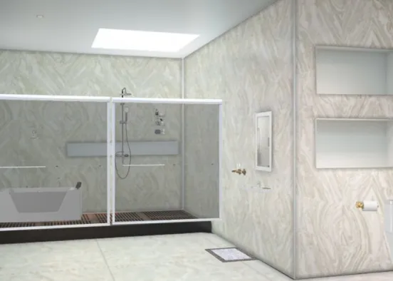 basic bathroom  Design Rendering