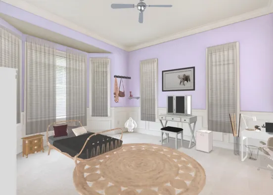 hi this is a girl room Design Rendering