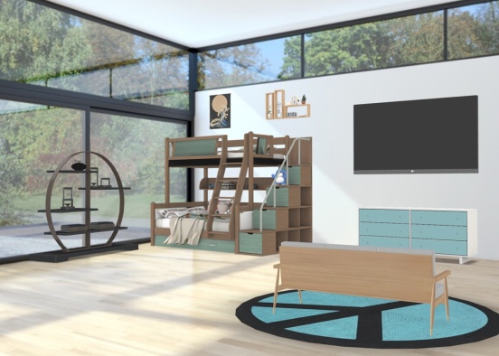 habitación elegante infantil 🤣😂🥰😝😘🤨 Design Rendering