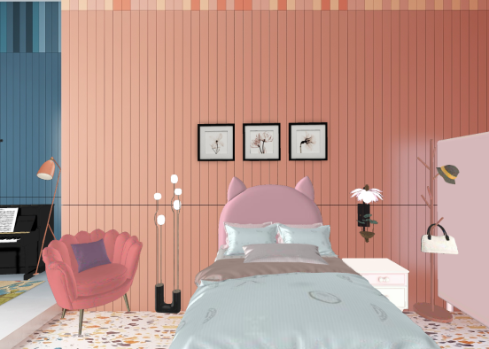 My Sweet Bedroom Design Rendering