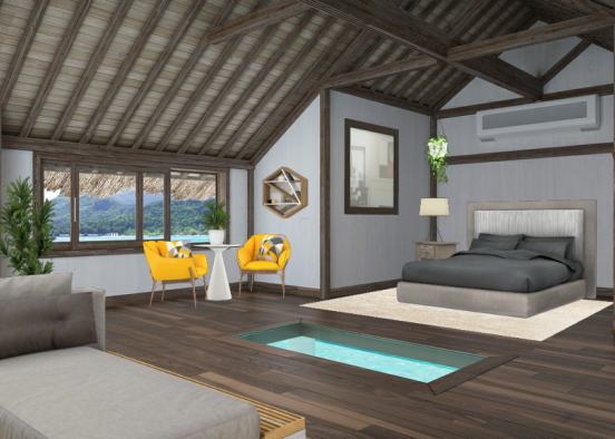 Chambre paisible Design Rendering