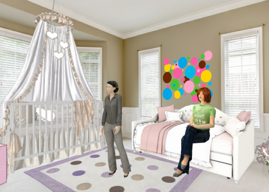 Baby room 👶💜 Design Rendering
