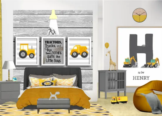 # Henry's room Визуализация дизайна