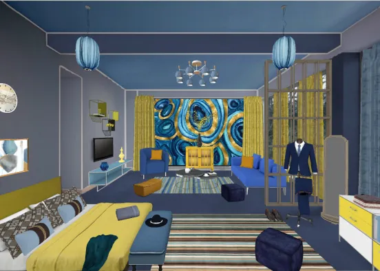 # Jordan's Apartment Визуализация дизайна