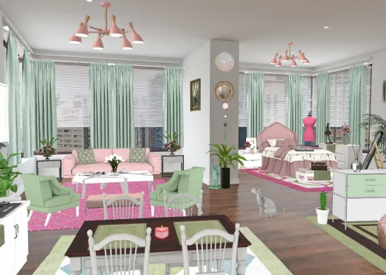# NYC Apartment Визуализация дизайна