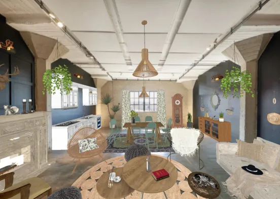 # Ricardo's Rustic Kitchen Визуализация дизайна