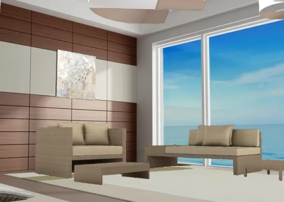A LIVE SHOWROOM by the Seaside. Design Rendering