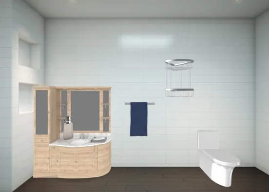 small washroom 🧼  Design Rendering