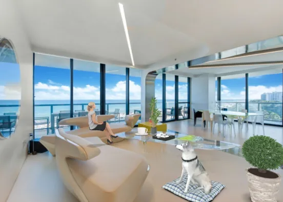 Private beach house 🏖  Design Rendering