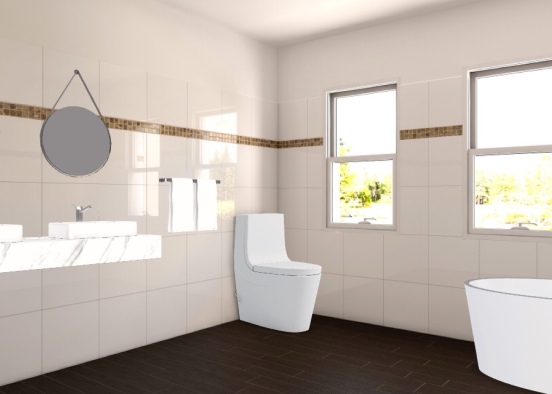 master bathroom Design Rendering