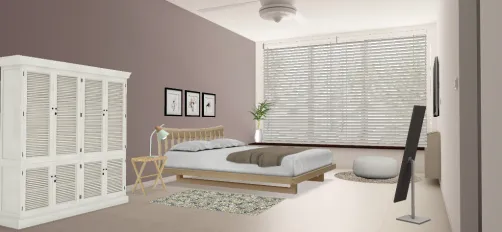 Same space, different rooms: Peaceful Bedroom
