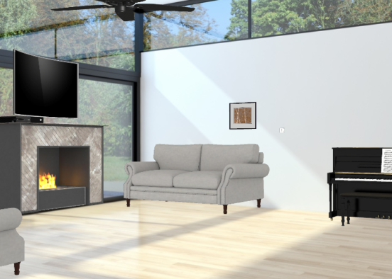 Living room(modern rp) Design Rendering