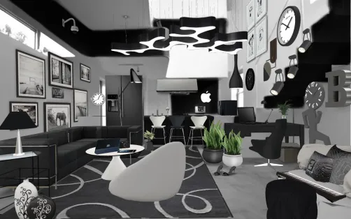Black and white (the blogger)