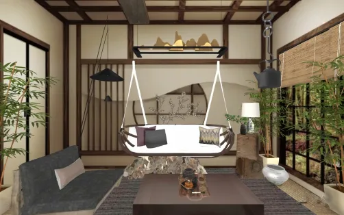 Outdoor Japanese Tea Room