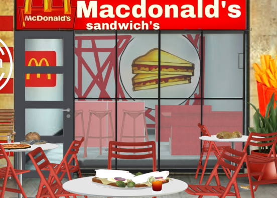Macdonald's Sandwich's 🥪🌭 Design Rendering