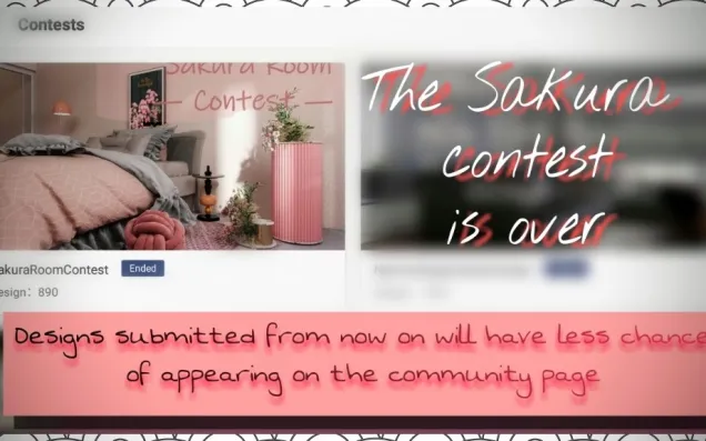 THE SAKURA CONTEST, ALREADY CONCLUDED + Designs submitted from now on have less chance of appearing on the community page