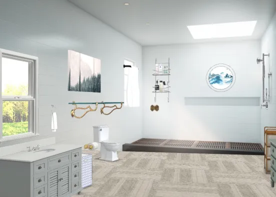 Bathroom  Design Rendering