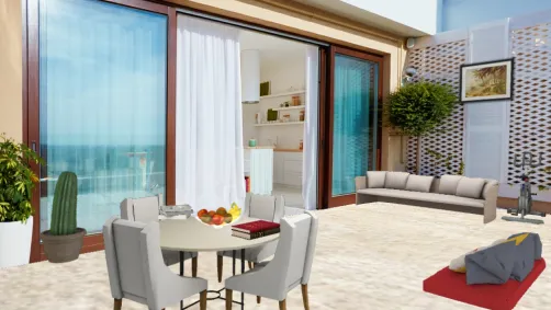 Patio exterior 🌳🏞