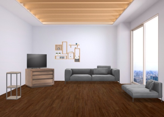 Nice modern living room  Design Rendering