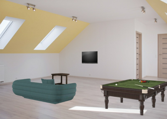 Cool living room Design Rendering