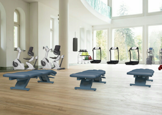 The perfect gym Design Rendering