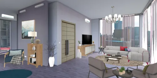 Sala de apartamento