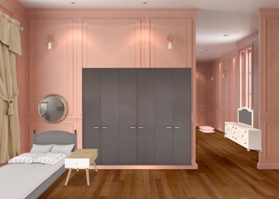 Saxon and Éva’s bedroom  Design Rendering
