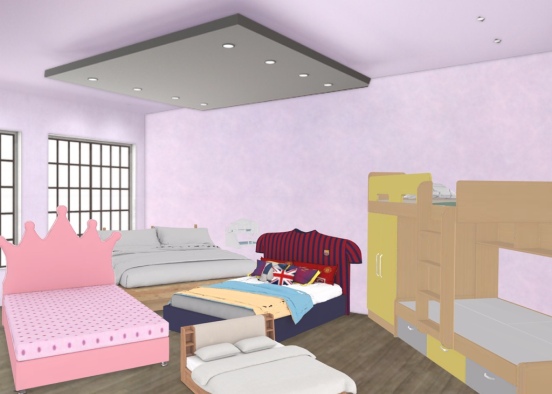 the beefy bedroom  Design Rendering