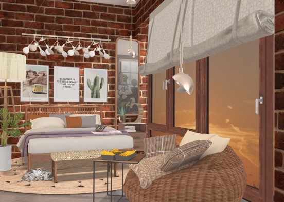 Bedroom for May  Design Rendering