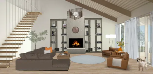 Contemporary living room 