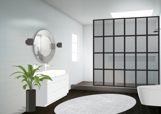 #4 — small bathroom Design Rendering