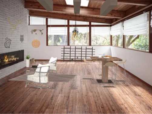 rustic twist on a living roof