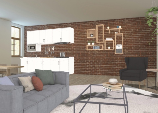 cabin apartment  Design Rendering