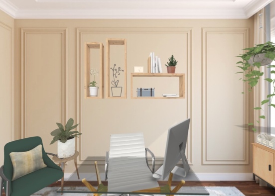 cozy office  Design Rendering